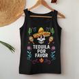 Tequila Por Favor アルコール テキーラ酒飲み メキシコ レディースタンクトップ 面白い贈り物