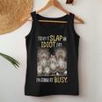 Today Is Slap An Idiot Day I’M Gonna Be Busy Crazy Chicken Women Tank Top Unique Gifts