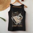 I Turn Coffee Into Chapters 本の虫 読書 レディースタンクトップ 面白い贈り物