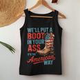 We'll Put A Boot In Your Ass Western Cowgirl 4Th Of July Women Tank Top Unique Gifts