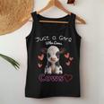 かわいい ホルスタイン 牛 の – ' Just A Girl Who Loves Cows ' デザイン レディースタンクトップ 面白い贈り物