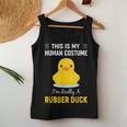 ラバーダックシャツ I'm Really A Rubber Duck レディースタンクトップ 面白い贈り物