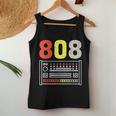 ヴィンテージ 808 ローランド ドラムマシン ギフト 男性 女性 ドラムに レディースタンクトップ 面白い贈り物