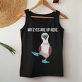 面白い鳥の贈り物女性男性アオアシカツオドリ レディースタンクトップ 面白い贈り物