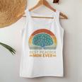 Best Peacock Mom Ever Retro Vintage Peacock Lover Mommy Women Tank Top Funny Gifts