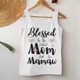 Blessed To Be Called Mom And Mamaw Floral Cute Women Tank Top Funny Gifts