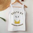 Death By Banana Bread レディースタンクトップ 面白い贈り物