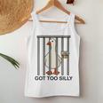 Goose Got Tooilly Hilariousilly Goose Gese Duck Meme レディースタンクトップ 面白い贈り物