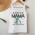 Just A Mama Who Loves Her Boy Mommy And Boy Matching Women Tank Top Personalized Gifts
