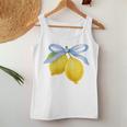 Lemon Graphic For Girls Fruit Coquette Bow Y2k Women Tank Top Personalized Gifts
