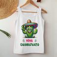 Viva Guanajuato Mexico Cactus ビバ・グアナファト・メキシコ サボテン・ソンブレロ レディースタンクトップ 面白い贈り物