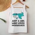 モササウルスが好きな女の子だけ レディースタンクトップ 面白い贈り物