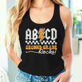 Ab Cd 2年生 ロックス 2年生 先生 男の子 女の子 キッズ レディースタンクトップ 彼女への贈り物