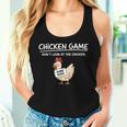 Chicken Game Do Not Look The Chicken You Look Game レディースタンクトップ 彼女への贈り物
