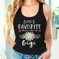 My Favorite People Call Me Gigi Floral Women Tank Top Gifts for Her