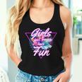 Girls Just Wanna Have Fun 1980S Eighties Costume Party レディースタンクトップ 彼女への贈り物