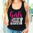 Girls Just Want To Have Fundamental Rights レディースタンクトップ 彼女への贈り物