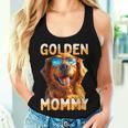 Golden Mommyゴールデン・ママ 母の日 ゴールデンレトリバー・ママ レディースタンクトップ 彼女への贈り物