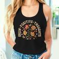 Grow Positive Thoughts Flower Women Tank Top Gifts for Her