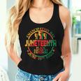 Junenth African American Freedom Black History Men Women Tank Top Gifts for Her