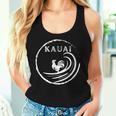 Kauai Hawaii Chicken Rooster Surf Wave Coffee Garden Island Women Tank Top Gifts for Her Kauai Hawaii Chicken Rooster Surf Wave Coffee Garden Island Women Tank Top Gifts for Her