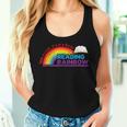Take A Look It's In A Book Reading Book Vintage Rainbow Women Tank Top Gifts for Her