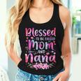 Mother's Day Blessed To Be Called Mom And Nana Flowers Women Tank Top Gifts for Her