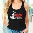Ninja In Training 面白い忍者誕生日ギフト 男性 女性 子供 レディースタンクトップ 彼女への贈り物