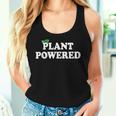 Plant Powered プラントパワー ヴィーガニズム ヴィーガン ベジタリアン レディースタンクトップ 彼女への贈り物