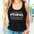 I Play With Pandas Python コンピューター コーディング プログラマー コーダー レディースタンクトップ 彼女への贈り物