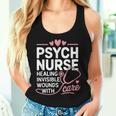 Psych Nurse Mental Health Psychiatric Nursing Appreciation レディースタンクトップ 彼女への贈り物