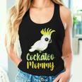 Retro Cockatoo Mother Mom Cockatoo Mommy Cockatiel レディースタンクトップ 彼女への贈り物