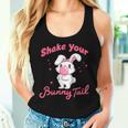 Shake Your Bunny Tail 愛らしいバブルガム レディースタンクトップ 彼女への贈り物
