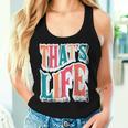 That Is Life Retro Groovyintage レディースタンクトップ 彼女への贈り物