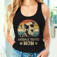 Vintage Airedale Terrier Mom Dog Lovers Mother’S Day Women Tank Top Gifts for Her