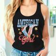 Western Cowgirl Boots American Girl 4Th Of July Girls Women Tank Top Gifts for Her