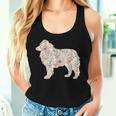 Wildflowers Australian Shepherd Aussie Dog Mom Mother's Day Women Tank Top Gifts for Her