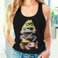 カエルキャッチャー 男の子 女の子 カエルハンター 動物 恋人 カエル レディースタンクトップ 彼女への贈り物