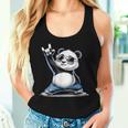 パンダ 熊 ロック 音楽 男性 子供 女性 面白い パンダ レディースタンクトップ 彼女への贈り物