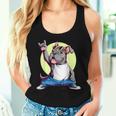 ブルドッグ ロックミュージック 男性 子供 女性 グルービー ブルドッグ レディースタンクトップ 彼女への贈り物