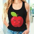 子供、女性、男性向けのミニマルな甘いリンゴ レディースタンクトップ 彼女への贈り物