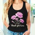 母の日 カーネーション 花 きれい ありがとう お母さん レディースタンクトップ 彼女への贈り物
