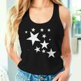 白い星 星柄 デザイン コスチューム ギフト 男性 女性 子供 レディースタンクトップ 彼女への贈り物
