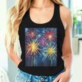 祭りのための花火ショー レディースタンクトップ 彼女への贈り物