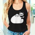 肉まんとパンダ かわいい チャイナ Pork Bunpanda レディースタンクトップ 彼女への贈り物