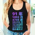 面白い91歳の誕生日の古いメーター 面白い91歳のギフト 女性 男性 面白い電卓 91歳の誕生日のギフト レディースタンクトップ 彼女への贈り物