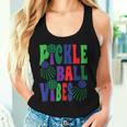 面白いスポーツデザイン女性男性ピックルボール レディースタンクトップ 彼女への贈り物