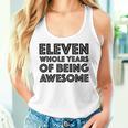 11歳の誕生日シャツギフト年齢11歳男の子女の子 レディースタンクトップ 彼女への贈り物