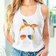 Building Block Messy Bun Mom Life Master Builder Women Tank Top Gifts for Her