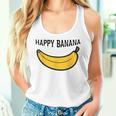 Happy Banana ファニーバナナラブ フルーツバナナ スマイリーフェイス レディースタンクトップ 彼女への贈り物